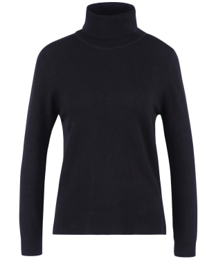 Women’s Barbour Pendle Roll Collar Sweater - Black / Fawn