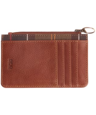 Women's Barbour Laire Leather Card Holder - Brown / Classic