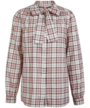 Women's Barbour Herring Shirt - Cloud / Gardenia Check