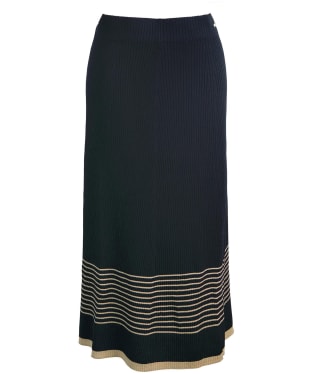 Women's Barbour Marlene Midi Knit Skirt - Black
