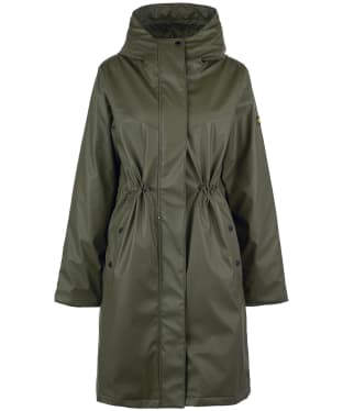 Women's Barbour International Peaty Showerproof Jacket - Envy