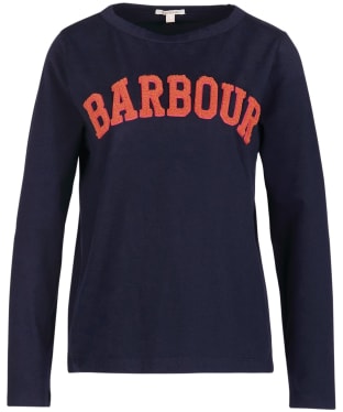 Women's Barbour Bracken T-shirt - Navy