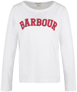 Women's Barbour Bracken T-shirt - White