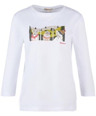 Women's Barbour Winter Hopewell T-Shirt - White