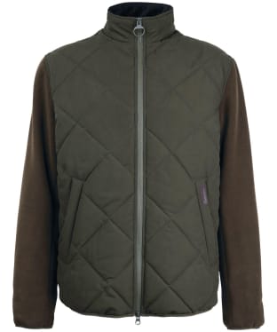 Men's Barbour Hybrid Fleece Jacket - Olive