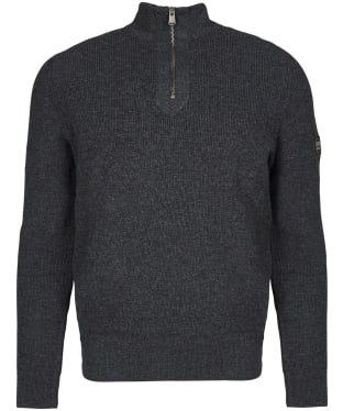 Men's Barbour International Corser Half Zip Knit - Asphalt Marl