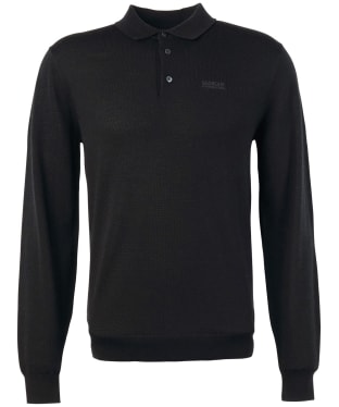 Men's Barbour International Merino Polo - Black