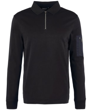 Men's Barbour International Breaker Polo Shirt - Black