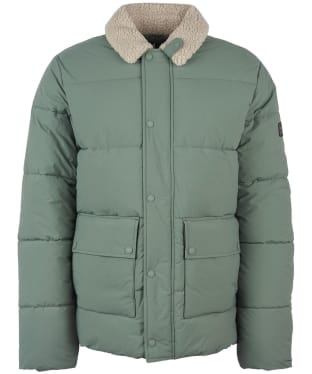 Men's Barbour International Auther Deck Quilted Jacket - Agave Green