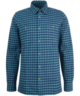 Men's Barbour Convoy Shirt - Washed Green