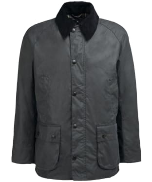 Men's Barbour Ashby Waxed Jacket - Grey / Classic