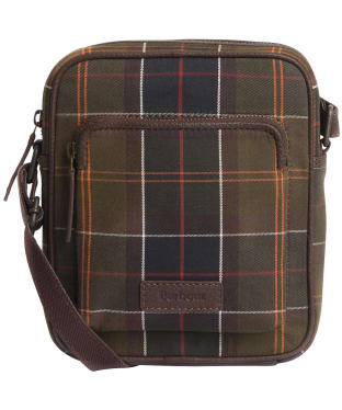 Barbour Tartan & Leather Cross Body Bag - Classic Tartan
