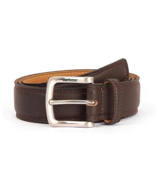 Men's Barbour Moray Leather Belt - Chestnut