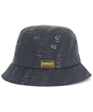 Men's Barbour International Reed Sports Hat - Black Emboss