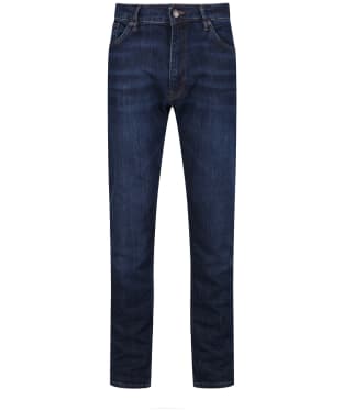 Men's Gant Classic Slim Fit Mid Rise Jeans - Dark Blue Worn In