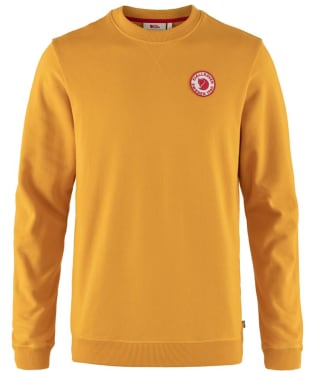 Men's Fjällräven 1960 Logo Badge Sweater - Mustard Yellow