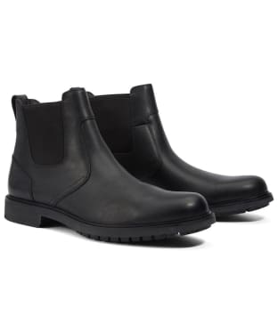 Men's Timberland Stormbucks Leather Chelsea Boots - Black Fullgrain