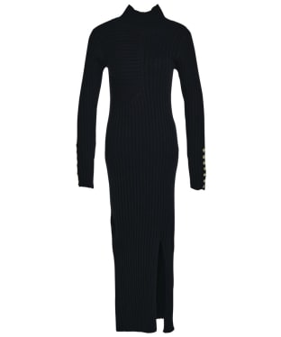 Women's Barbour Bordley Midi Knit Dress - Black