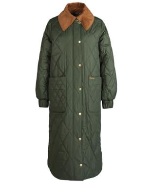 Women's Barbour Marsett Quilt Jacket - Sage / Ancient Tartan