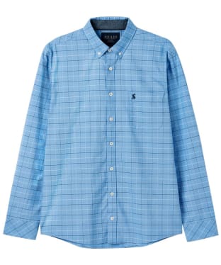 Men's Joules Welford Classic Fit Cotton Shirt - Blue Check