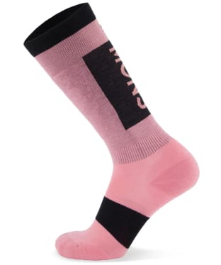 Mons Royale Atlas Merino Snow Socks - Dusty Pink