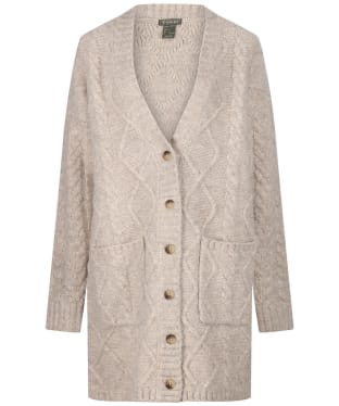 Women's Ariat Colma Long Line Knitted Cardigan - Oatmeal