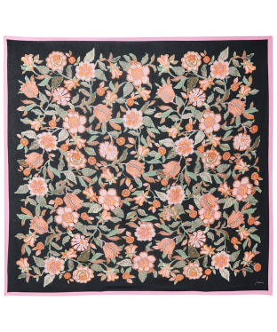 Women's Joules Middleton Viscose Printed Scarf - Soft Grey Floral