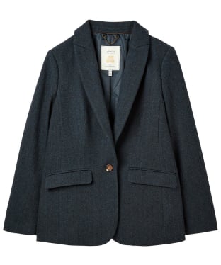 Women's Joules Bramble Tweed Jacket - Navy Tweed