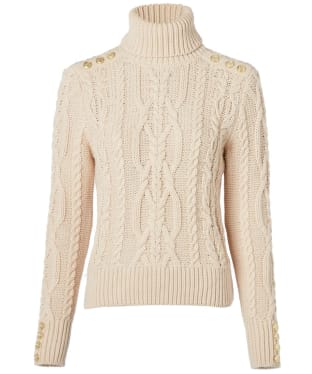 Women's Holland Cooper Belgravia Cable Knitted Jumper - Oatmeal
