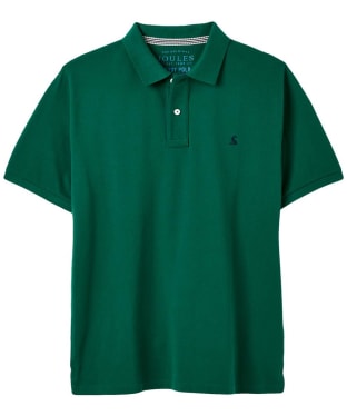 Men's Joules Woody Cotton Polo Shirt - Botanical Green