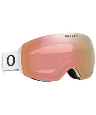Oakley Flight Deck Snow Goggles - Medium - Prizm Rose Gold Lens - Matte White
