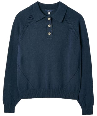Women's Joules Mia Pointelle Jumper - French Navy