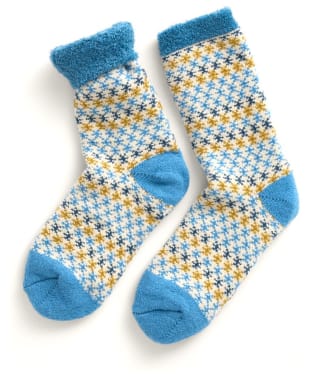 Women's Seasalt Patterned Cabin Socks - Cross Stitch Mid Whirl