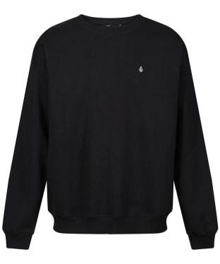 Men's Volcom Single Stone Sweatshirt - Black