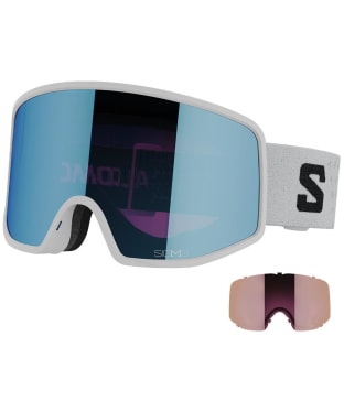 Salomon Sentry Pro Sigma Snow Goggles - White / Sky Blue