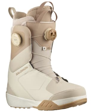 Women's Salomon Kiana Dual Boa Snowboard Boots - Natural / Cement