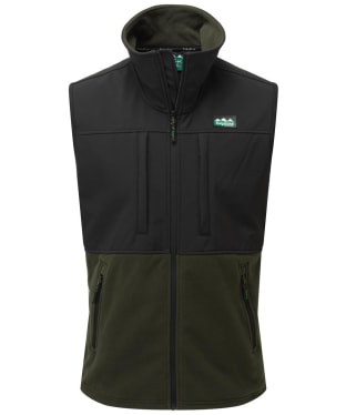 Men's Ridgeline Hybrid Fleece Vest - Olive / Black