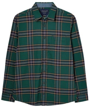 Men's Joules Buchannan Classic Fit Cotton Shirt - Green / Pink Check