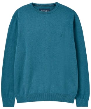 Men's Joules Jarvis Knitted Crew Neck Jumper - Blue Marl