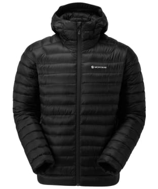 Men's Montane Anti-Freeze Packable Hooded Down Jacket - Black