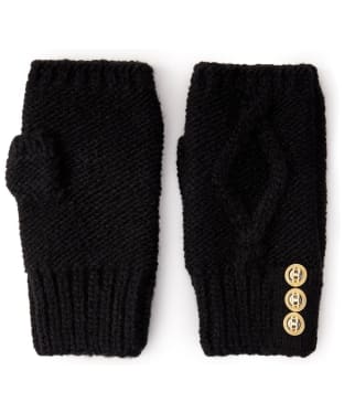 Women's Holland Cooper Cortina Fingerless Gloves - Black