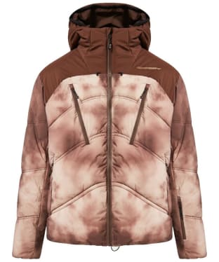 Men's Oakley TC Rykkin Waterproof Snow Jacket - Brown Clouds Print