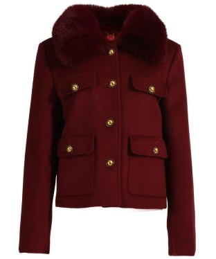 Women’s Hunt & Hall Windsor Wool Blend Jacket - Claret