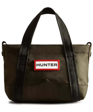 Hunter Nylon Mini Topclip Tote Bag - Dark Olive