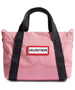 Hunter Nylon Mini Topclip Tote Bag - Purring Pink