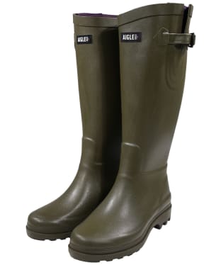 Women's Aigle Aiglentine 2 Tall Wellington Boots - Khaki