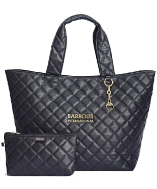 Women's Barbour International Battersea Tote Bag - Black