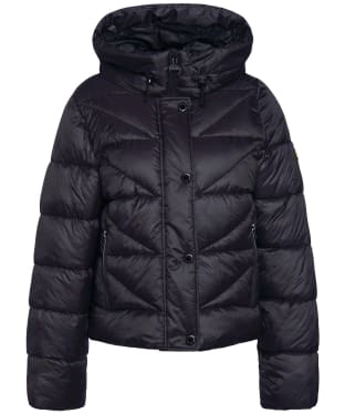 Women's Barbour International Lyle Quilted Jacket - Black