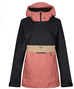 Women's Volcom Ashfield Pull-Over Snow Jacket - Earth Pink