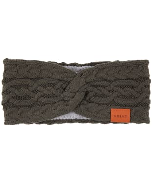 Women's Ariat Norfolk Wool Blend Knit Headband - Earth Heather